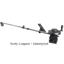 Scotty Longarm 1091 kääntöpöydällä